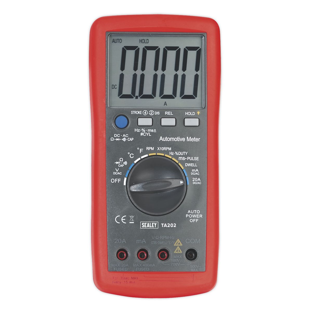 Sealey 14-Function Digital Automotive Analyser with Inductive Coupler - Image 6