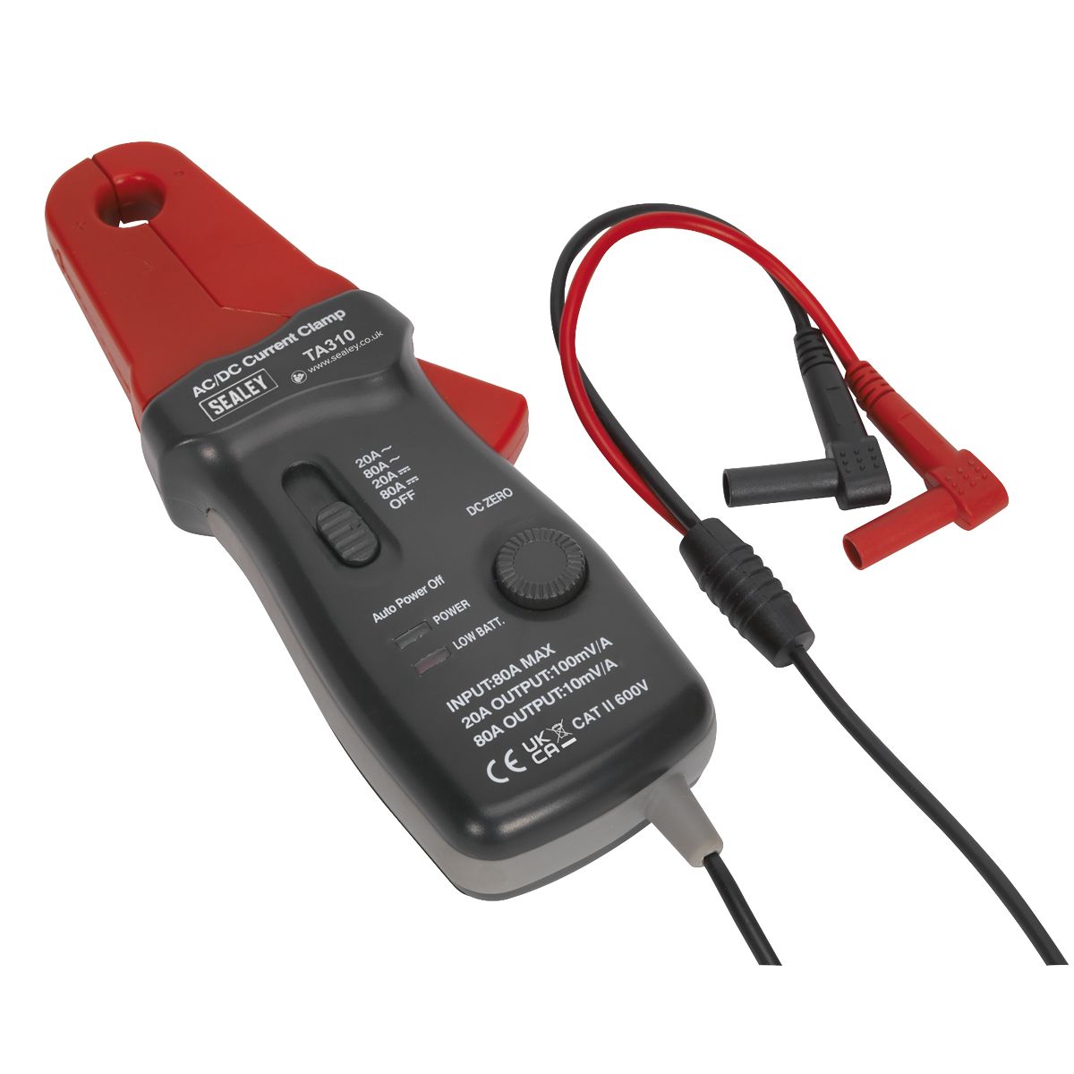 Sealey Current Clamp AC/DC 20A/80A 12mm - Image 1