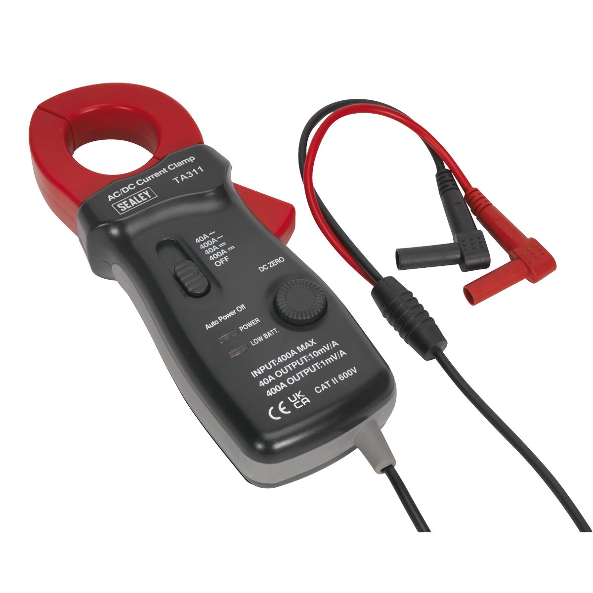 Sealey Current Clamp AC/DC 40A/400A 28mm - Image 1