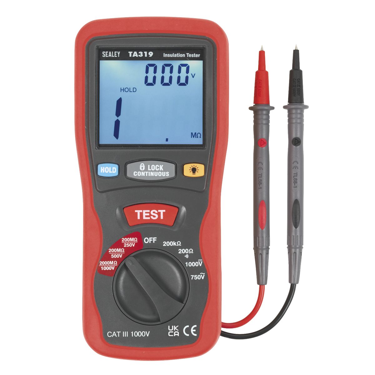 Sealey Digital Insulation Tester - Image 1