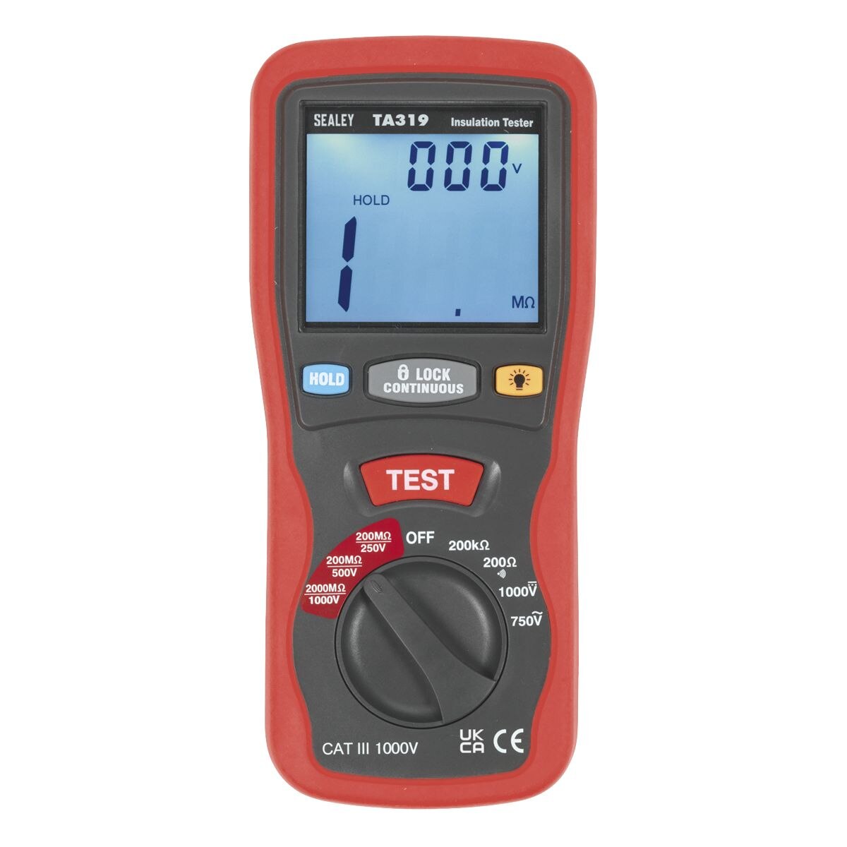 Sealey Digital Insulation Tester - Image 4