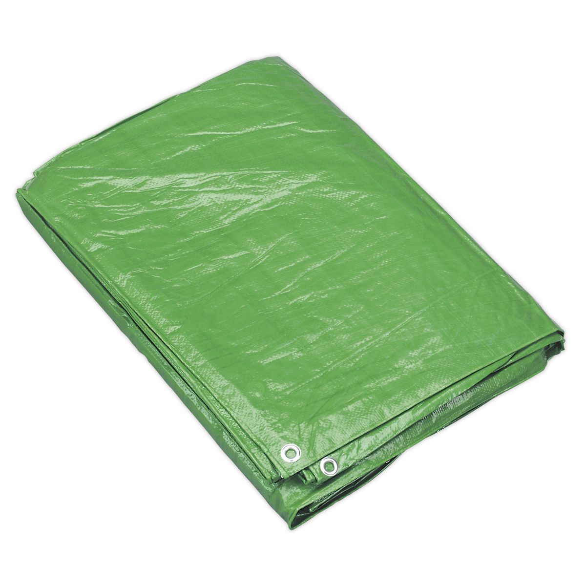 Sealey Tarpaulin 5.49 x 7.32m - Green - Image 1