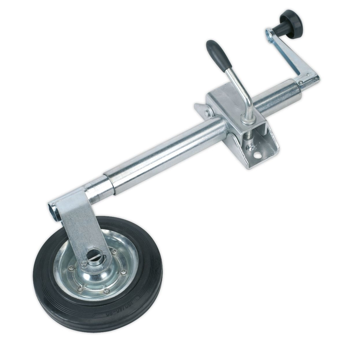 Sealey Jockey Wheel & Clamp 35mm - 150mm Solid Wheel - Image 1