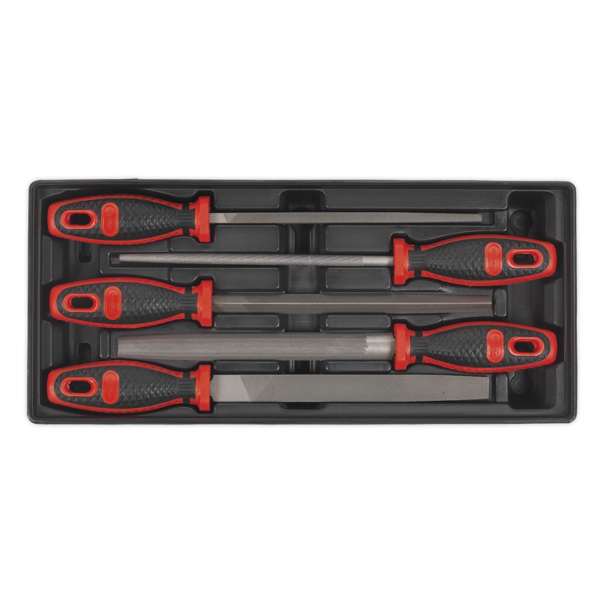 Sealey Premier Engineer√ïs File Set with Tool Tray 5pc - Image 1