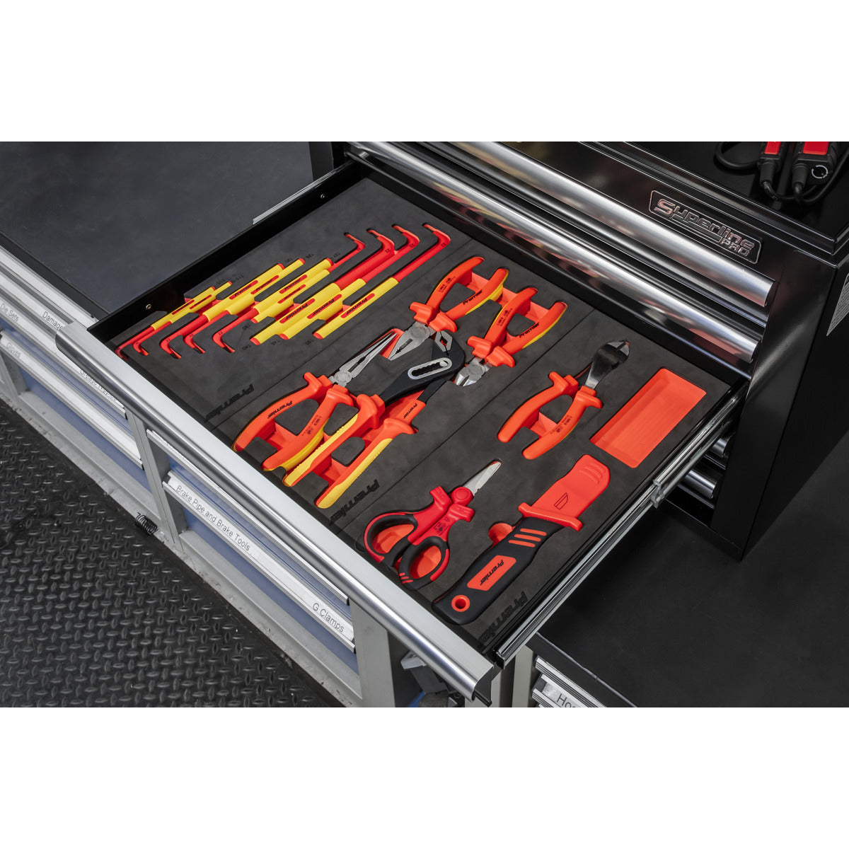 Sealey Rollcab 7 Drawer with Insulated Tool Kit 63pc TBTECOMBO2