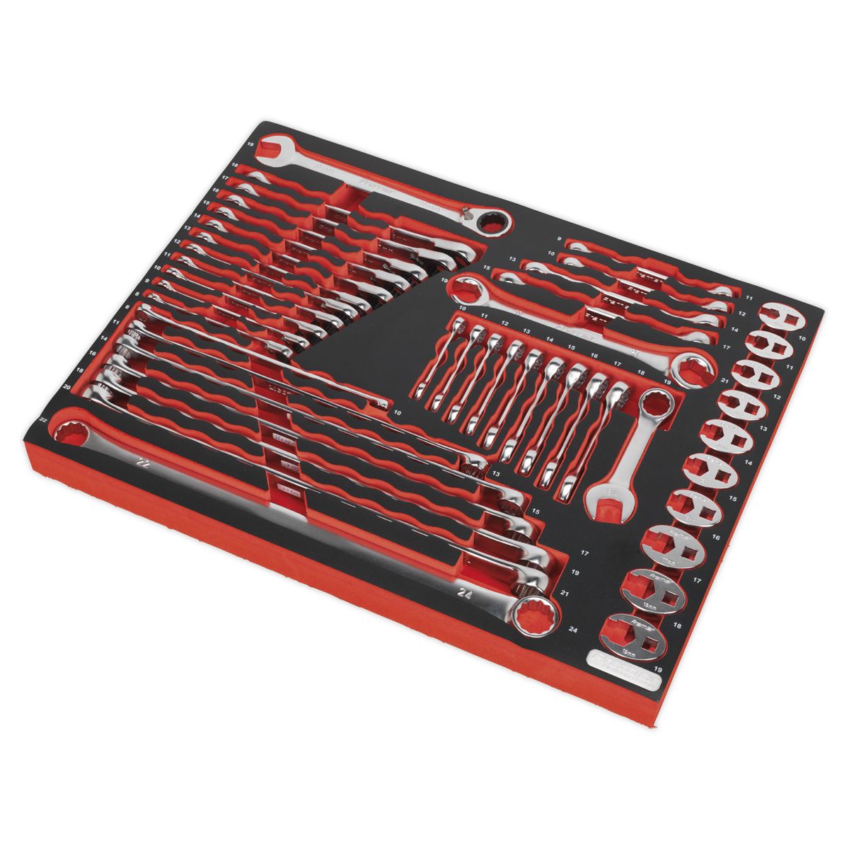 Sealey Premier Platinum Specialised Spanner Set with Tool Tray 44pc - Image 2