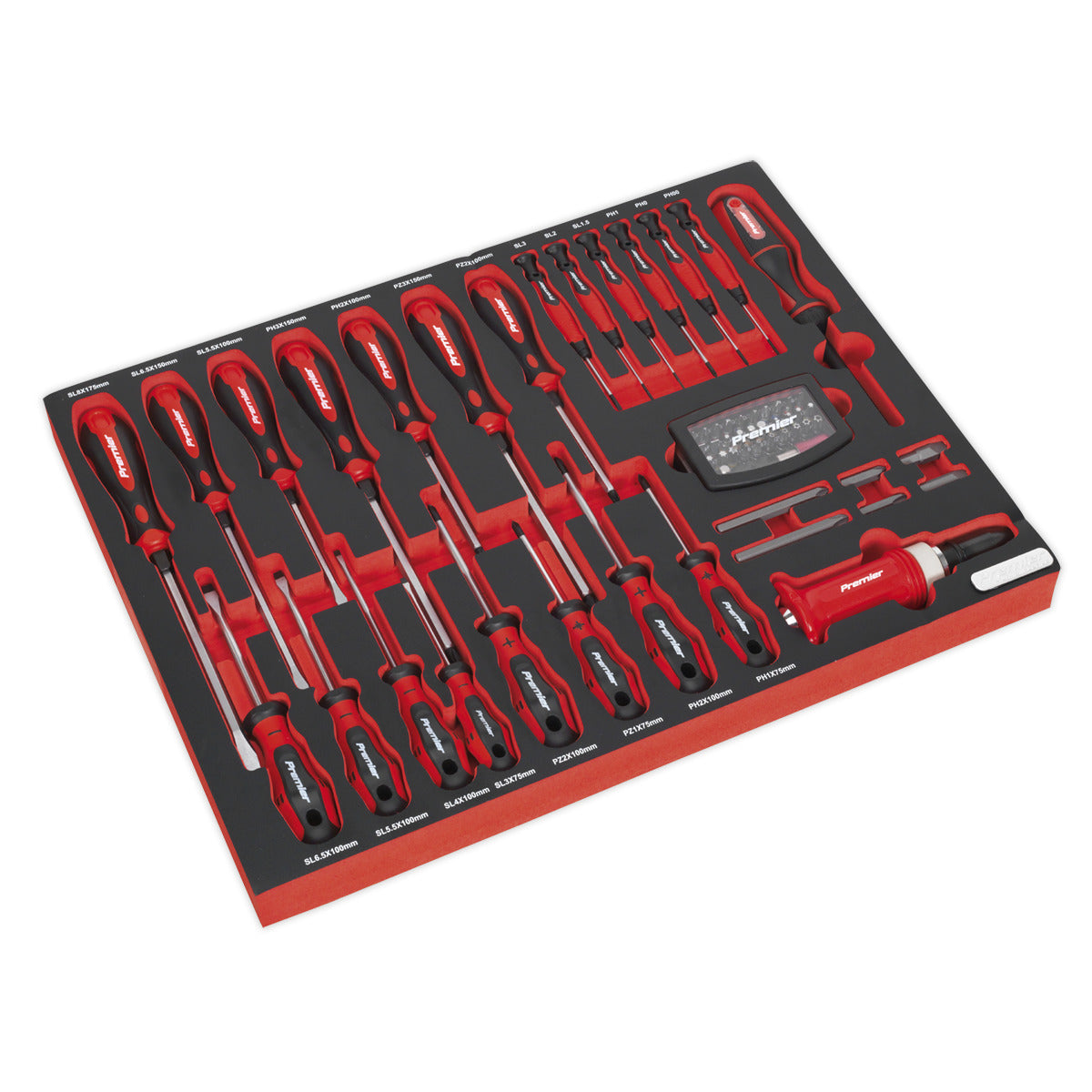 Superline PRO Tool Chest Combination 14 Drawer with 446pc Tool Kit - Blue TBTPCOMBO5