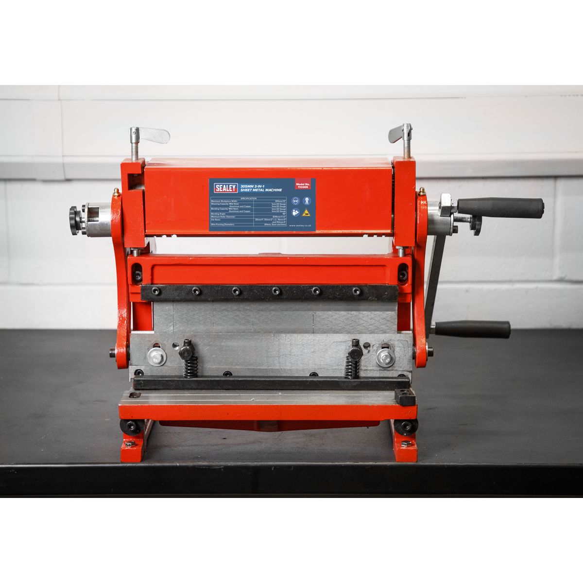 Sealey 3-in-1 Sheet Metal Machine 305mm - Image 6