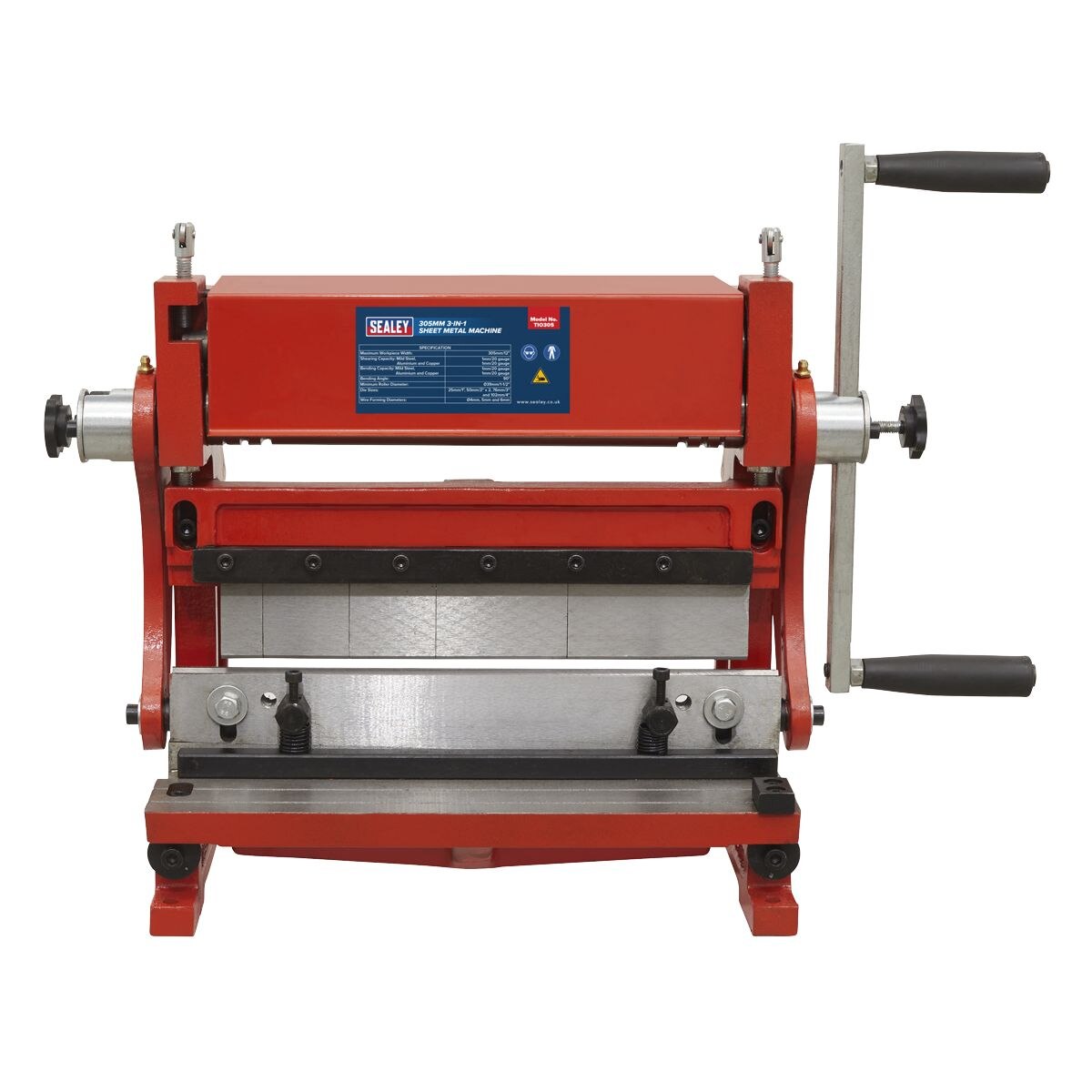 Sealey 3-in-1 Sheet Metal Machine 305mm - Image 10