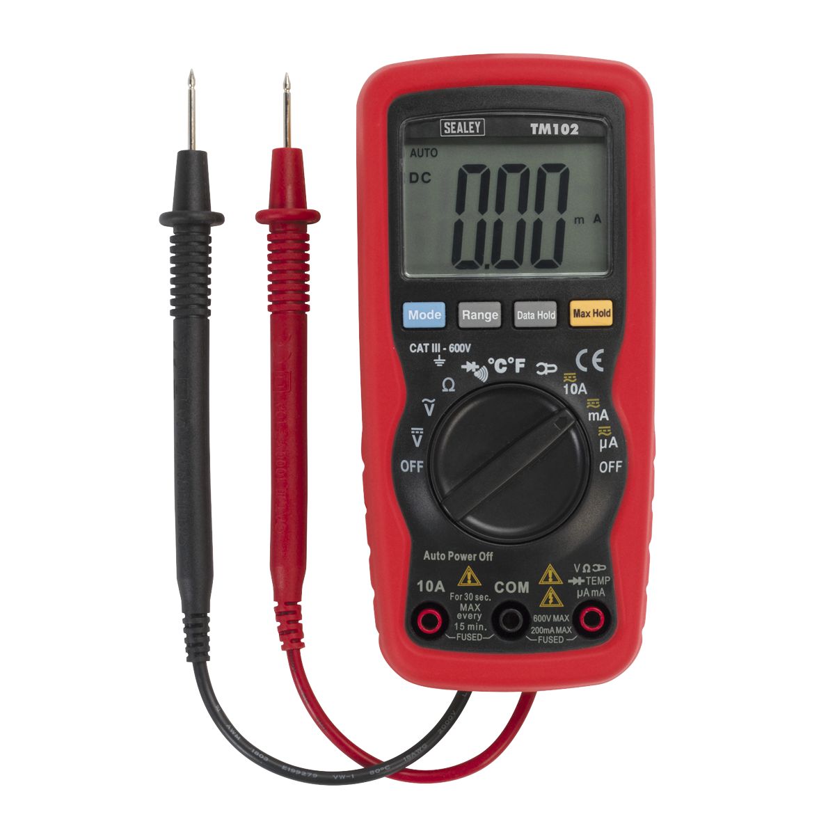 Sealey 8-Function Professional Auto-Ranging Digital Multimeter - Image 1
