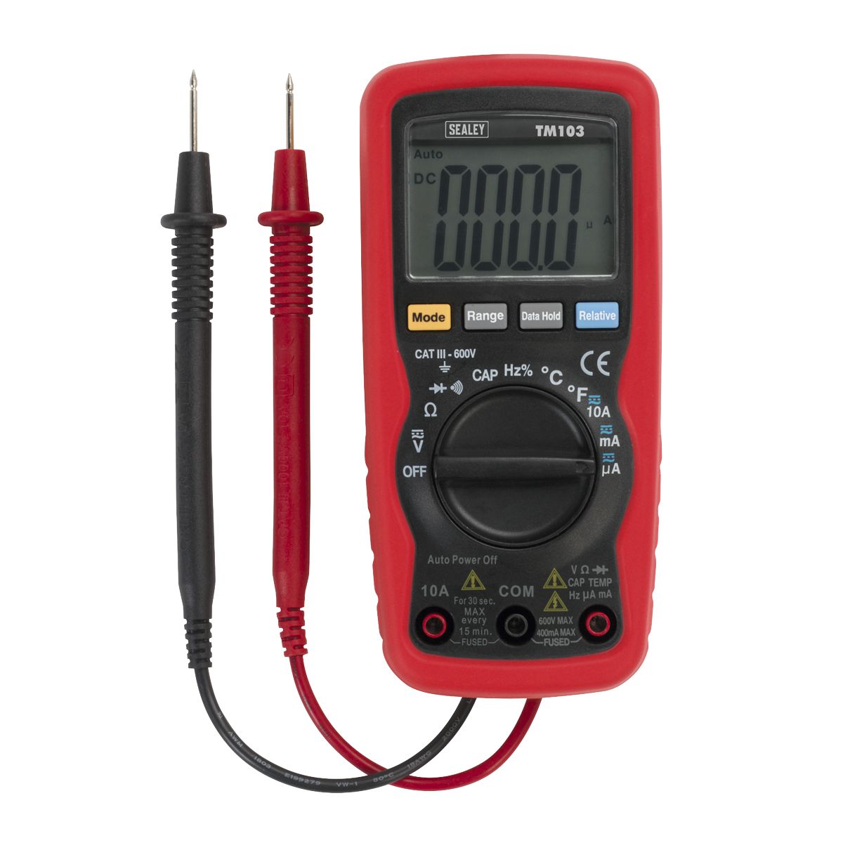 Sealey 11-Function Professional Auto-Ranging Digital Multimeter - Image 1