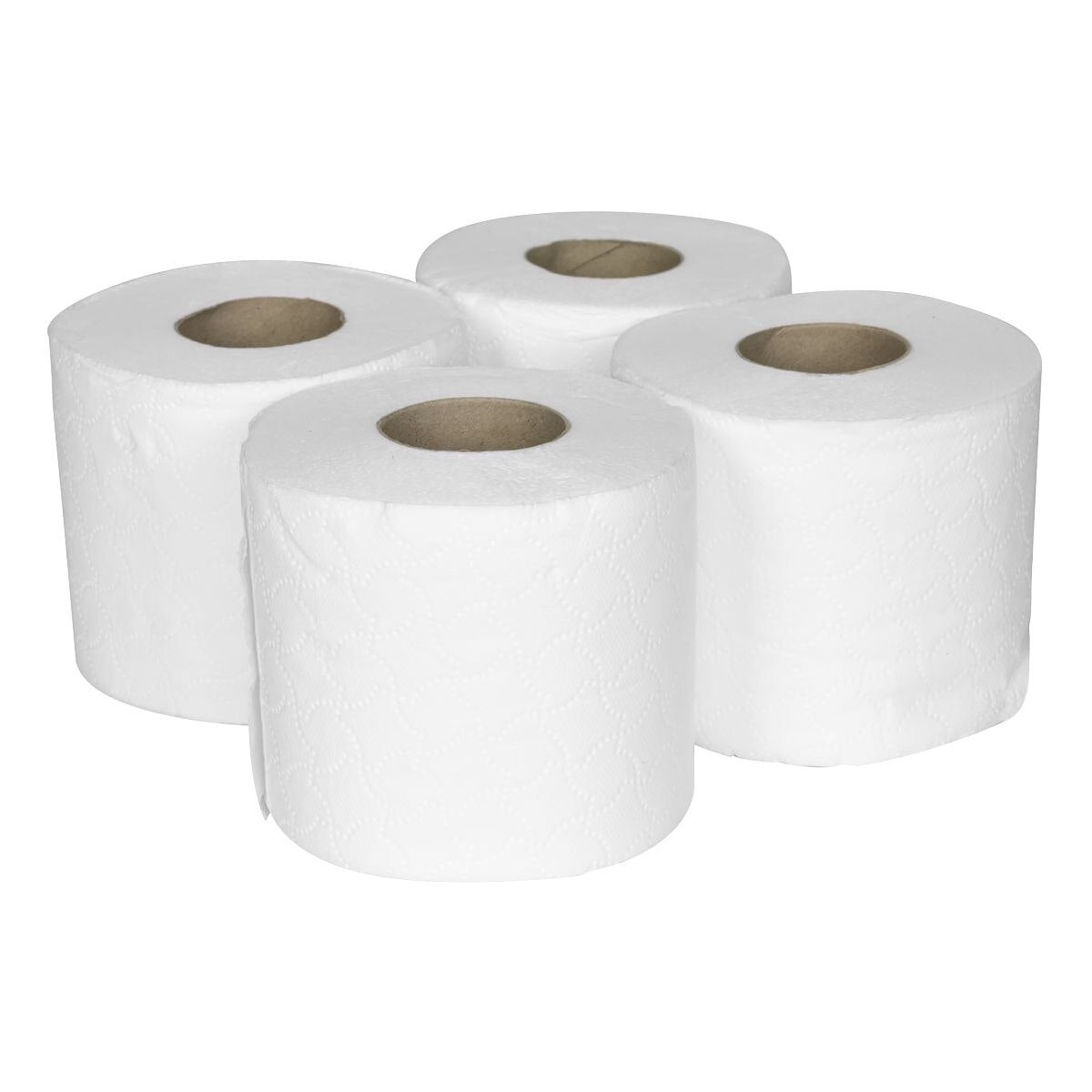 Sealey Plain White Toilet Roll - Pack of 4 x 10 (40 Rolls) - Image 2