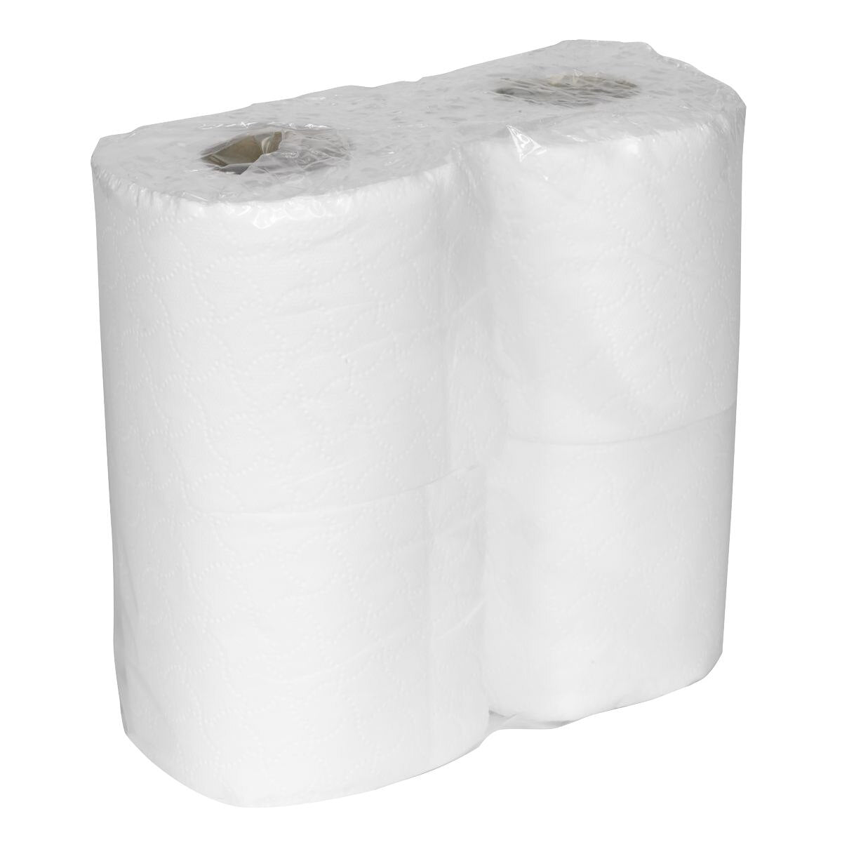 Sealey Plain White Toilet Roll - Pack of 4 x 10 (40 Rolls) - Image 4
