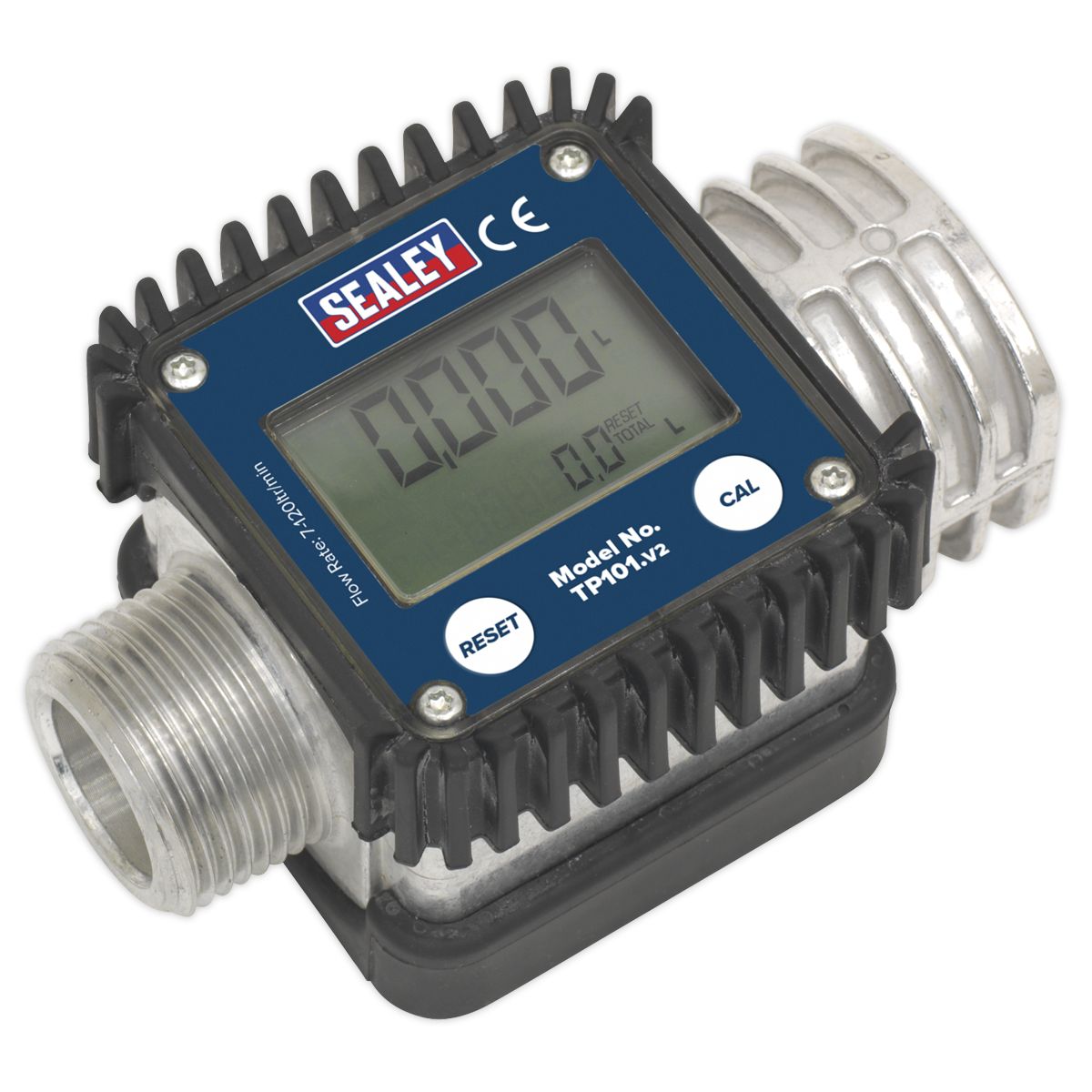 Sealey Digital Diesel & Fluid Flow Meter - Image 1