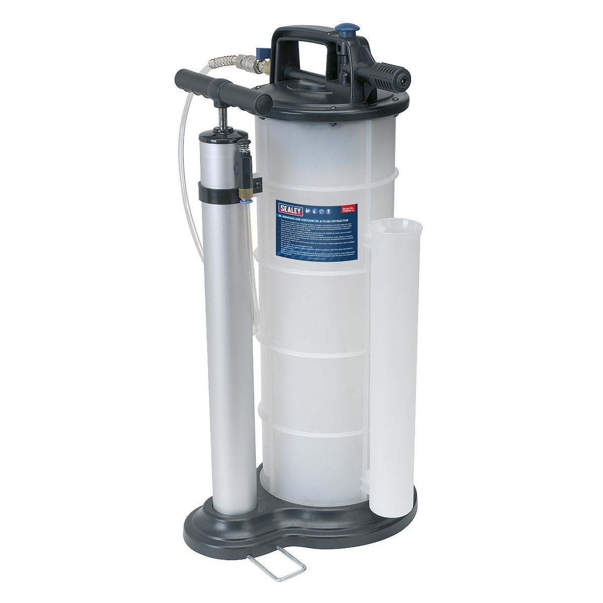 Sealey Manual/Air Vacuum Oil & Fluid Extractor Pump 9L - Image 1
