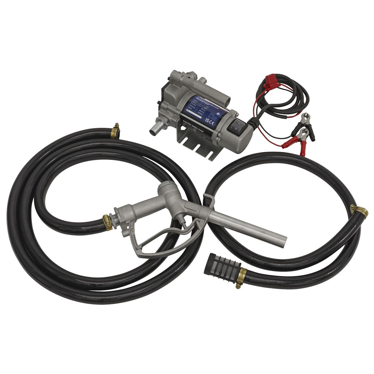 Sealey Portable Diesel/Fluid Transfer Pump 12V - Image 1