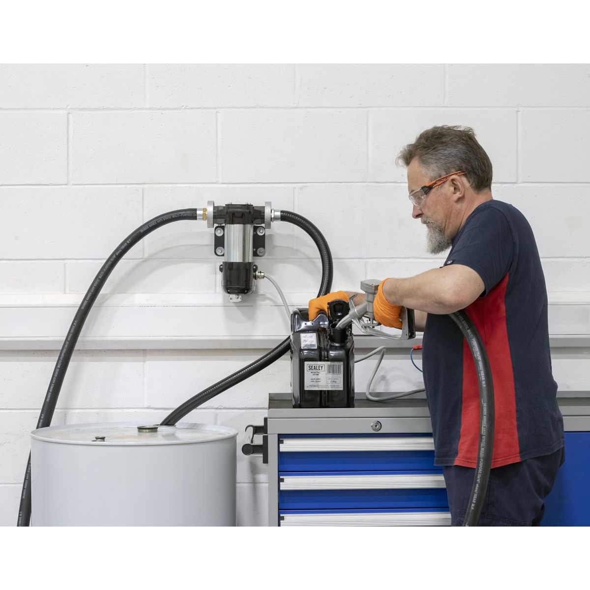 Sealey High Volume Diesel & Fluid Transfer Pump 12V - Image 8