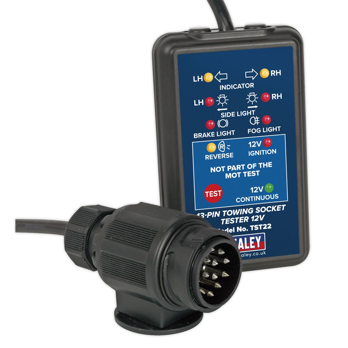 Sealey Towing Socket Tester 13-Pin 12V - DVSA Approved - Image 4