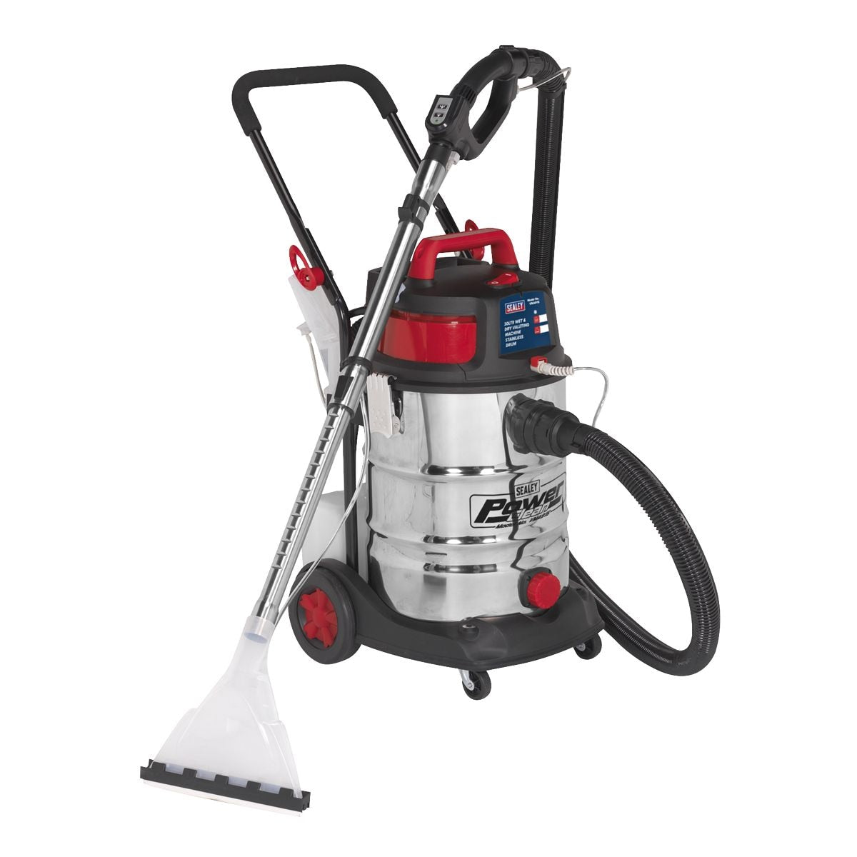 Sealey Wet & Dry Valet Machine Stainless Drum 30L - Image 1