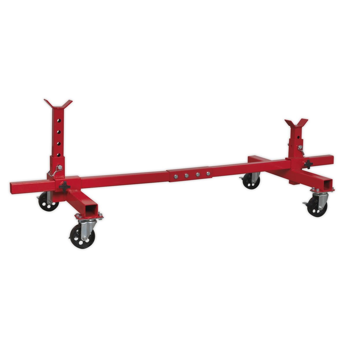 Sealey Adjustable 2-Post Vehicle Moving Dolly 900kg Capacity - Image 1