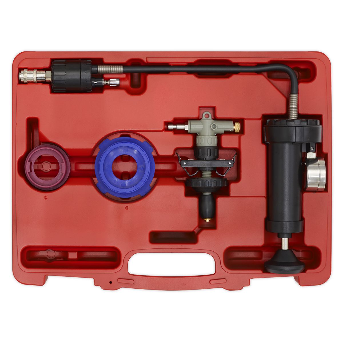 Sealey Cooling System Pressure Test Kit 4pc - Image 4