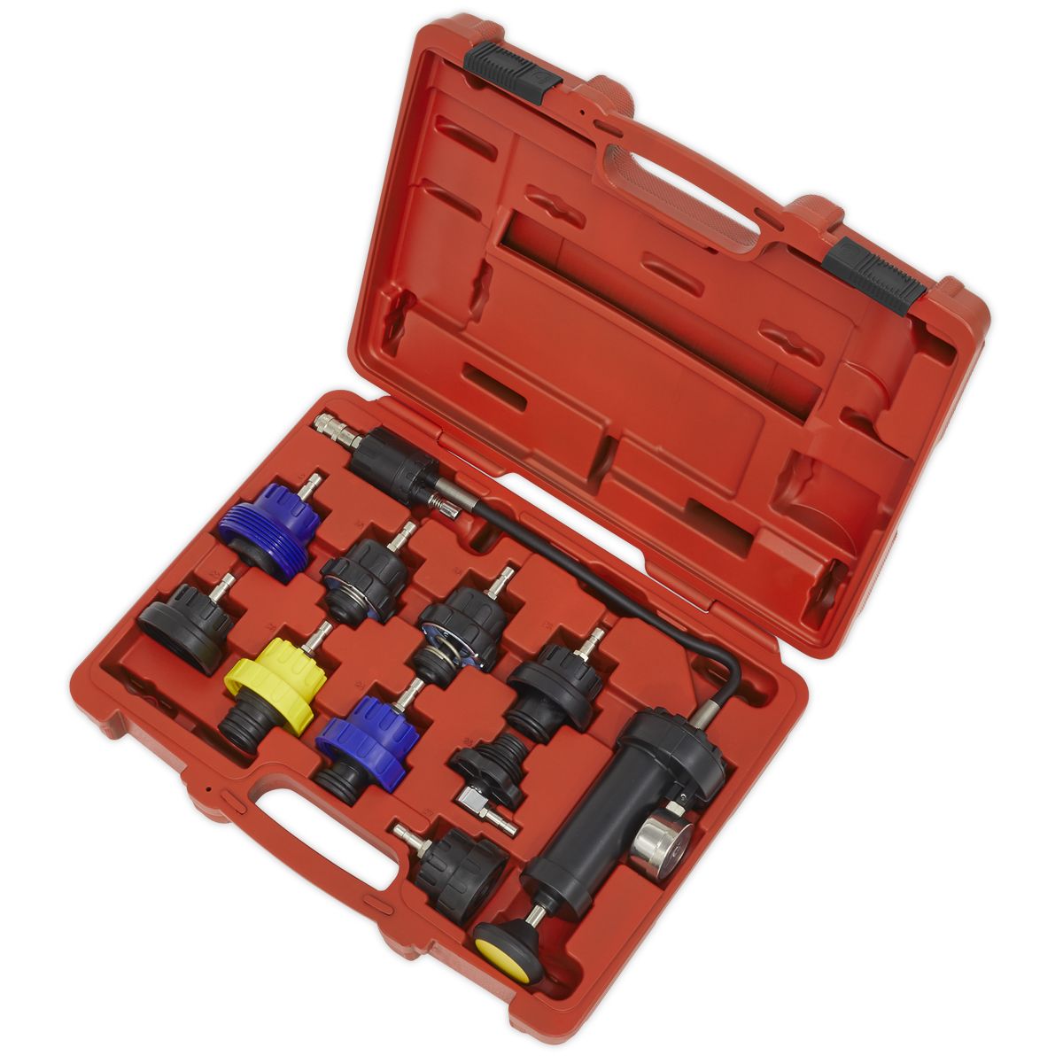 Sealey Cooling System Pressure Test Kit 10pc - Image 2