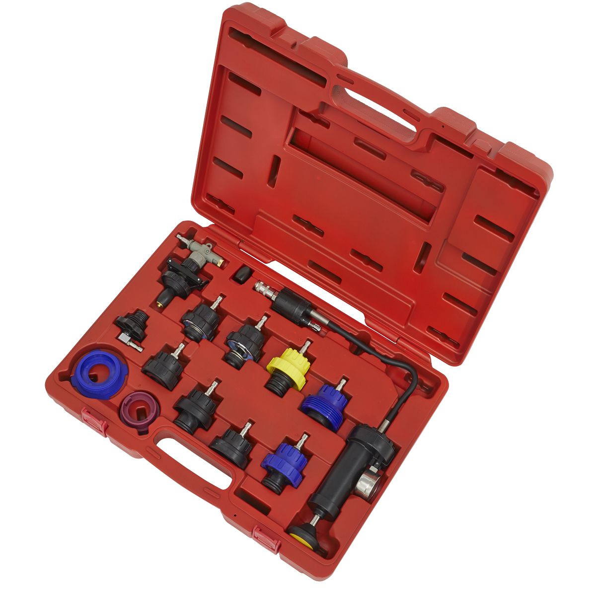 Sealey Cooling System Pressure Test Kit 13pc - Image 2