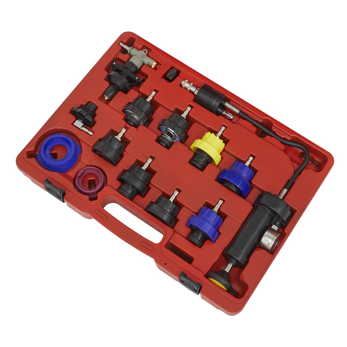 Sealey Cooling System Pressure Test Kit 13pc - Image 5