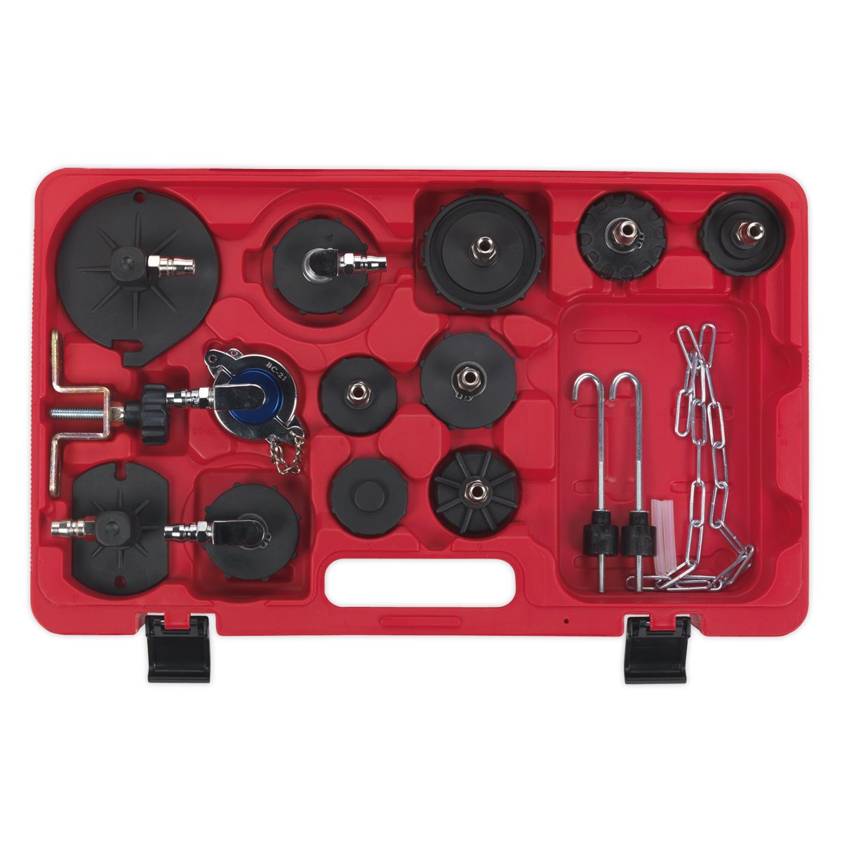 Sealey Brake & Clutch Bleeder Cap Set - Image 3