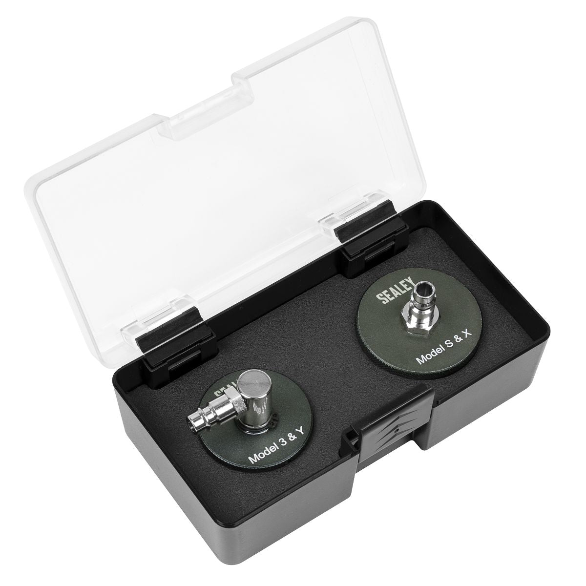 Sealey Brake Pressure Bleeder Cap Set for Tesla - Image 1