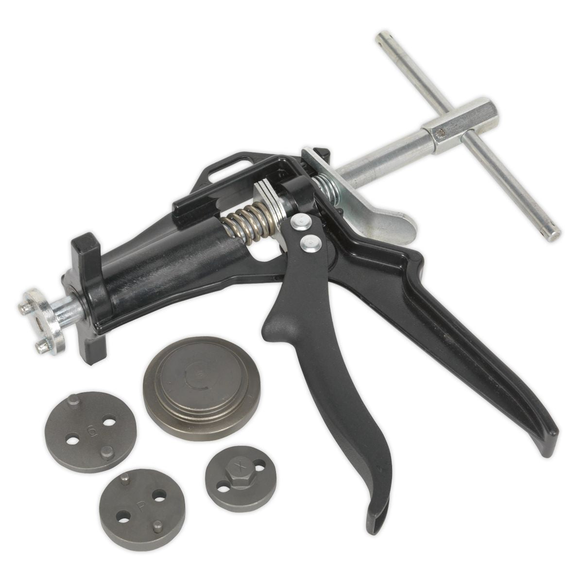 Sealey Brake Piston Wind-Back Tool Kit 5pc - Image 1