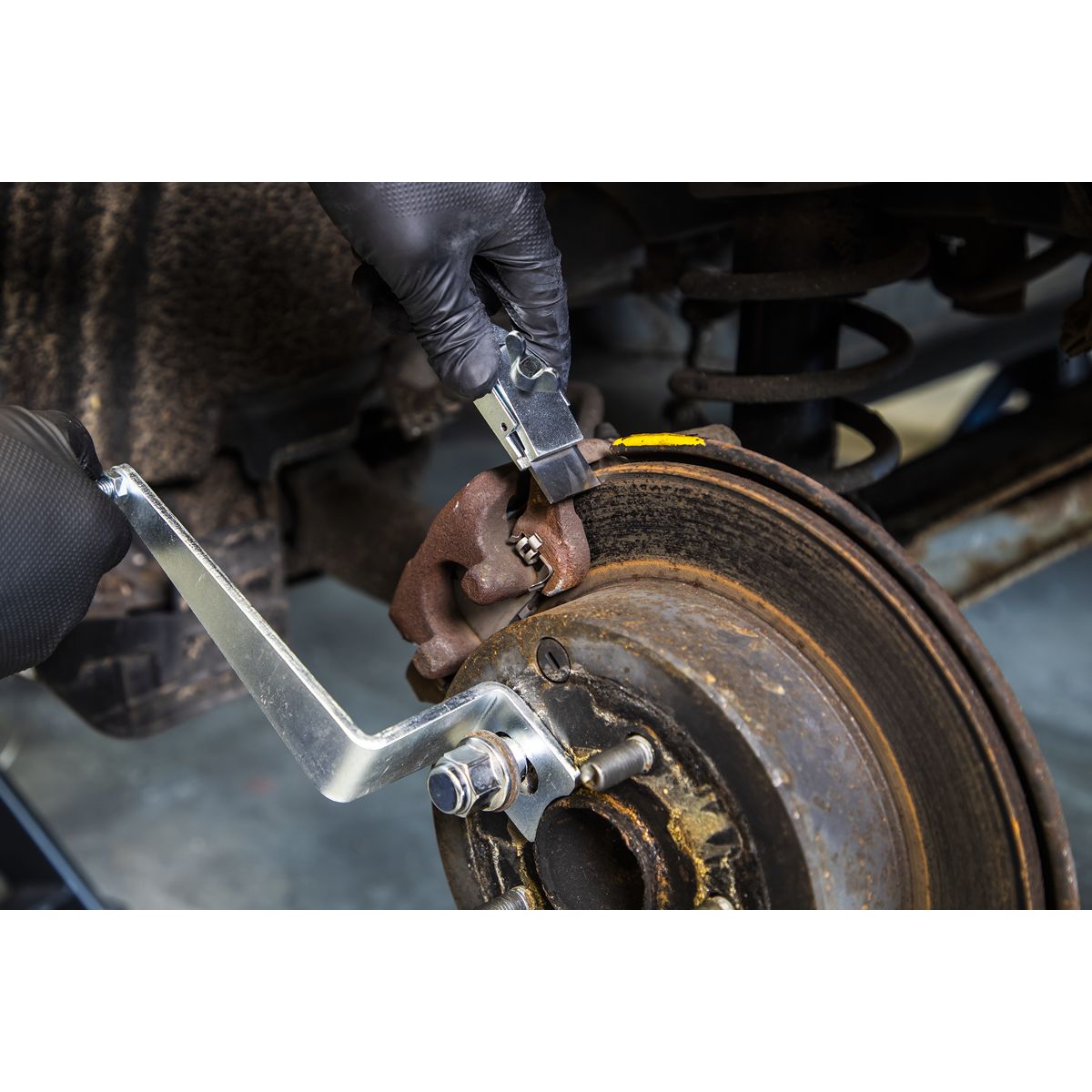 Sealey Remover Brake Disc Lip Set - Image 5