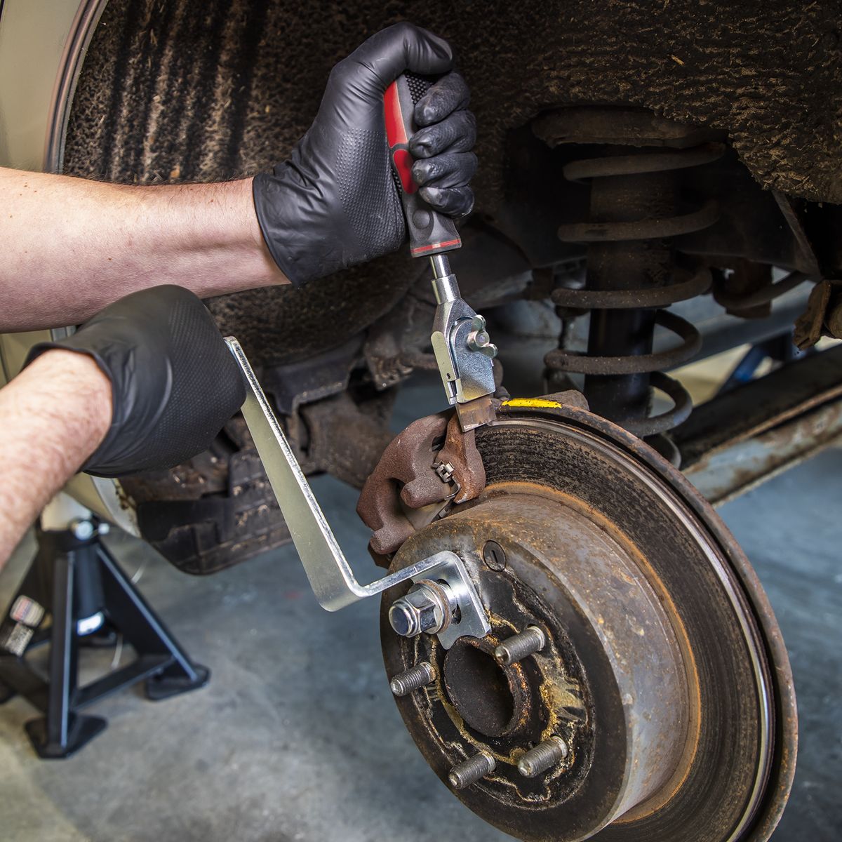 Sealey Remover Brake Disc Lip Set - Image 8