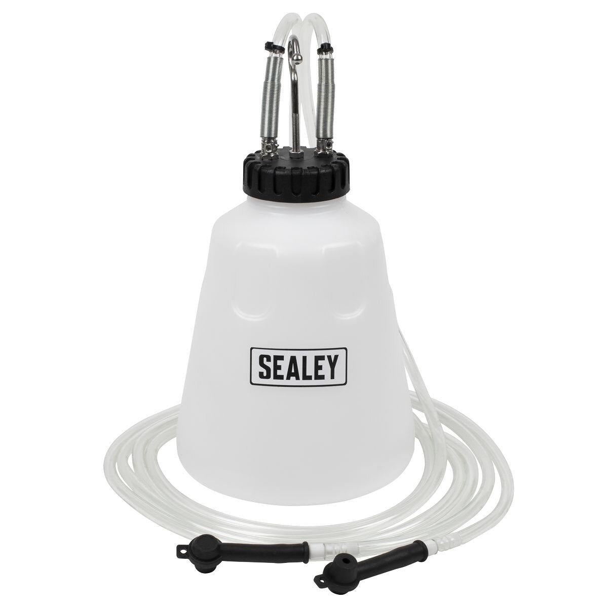 Sealey Hi-Flow Twin Pipe Brake Bleed Bottle 2L - Image 4