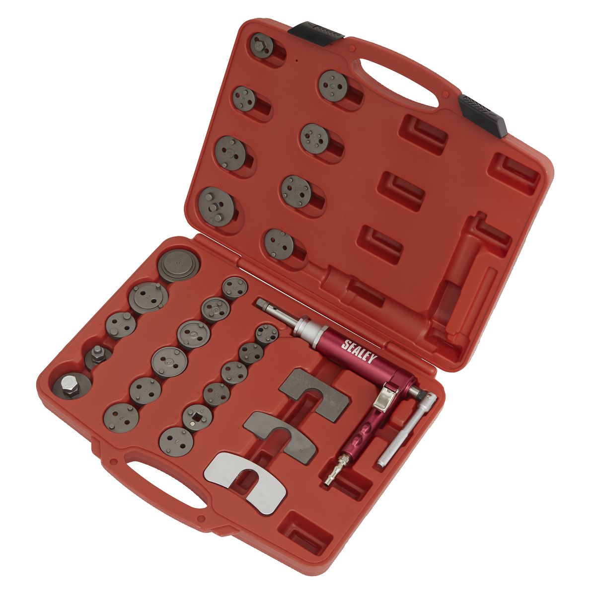 Sealey Air Operated Brake Piston Wind-Back Tool Kit 29pc - Image 2