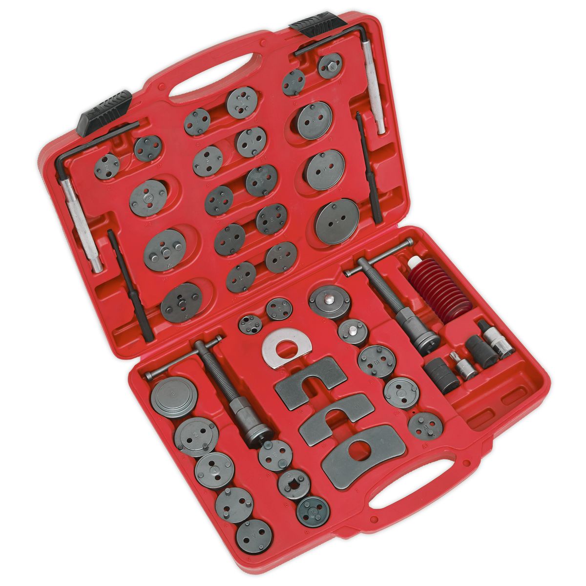 Sealey Brake Piston Wind-Back Tool Kit 50pc - Image 1