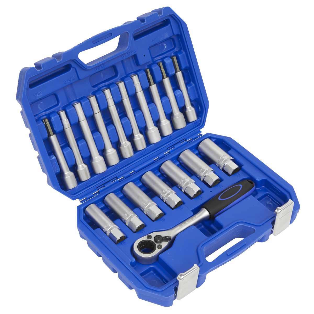 Sealey Shock Absorber Strut Nut Kit 18pc - Image 1