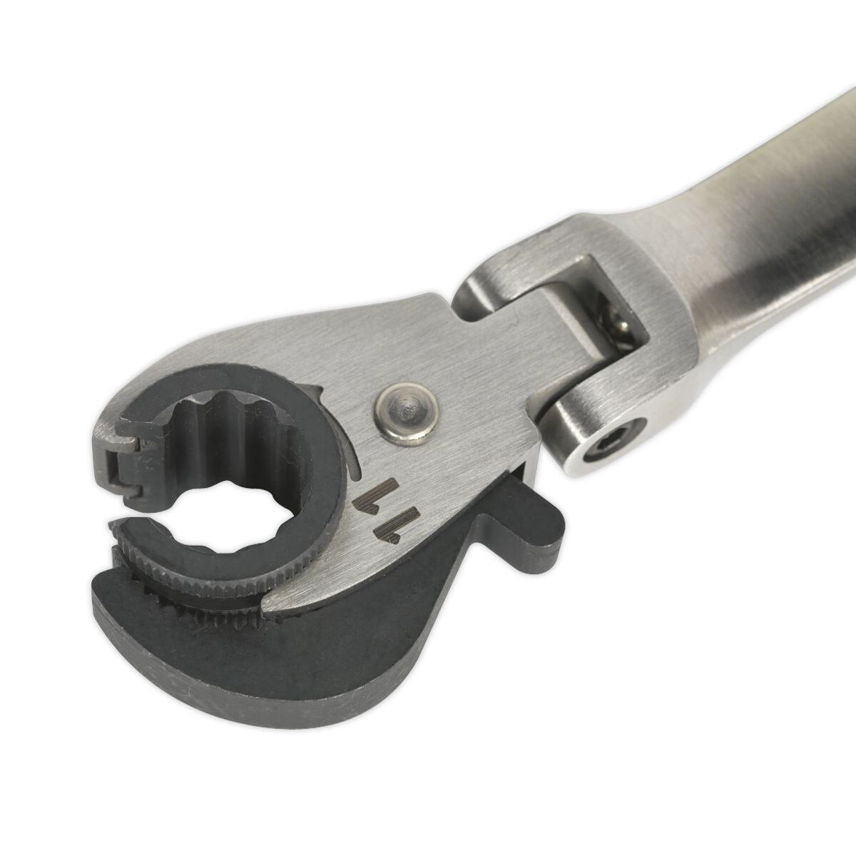 Sealey Premier Brake Pipe Spanner Ratcheting 10 x 11mm - Image 2