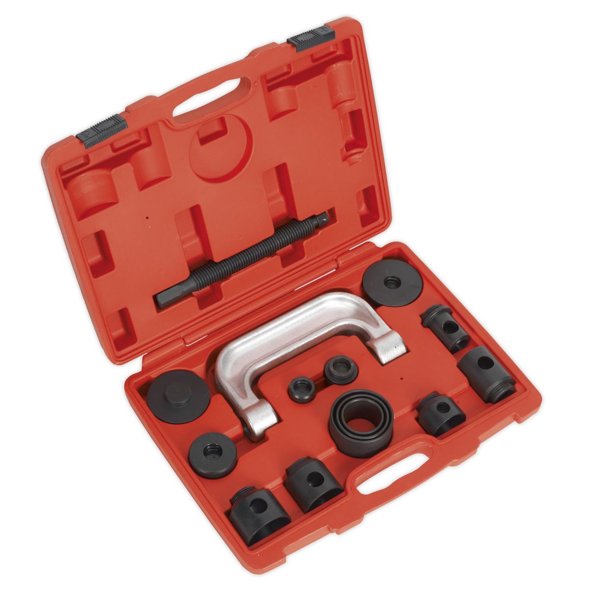 Sealey Lower Ball Joint Remover/Installer for Mercedes, Renault 14pc - Image 1