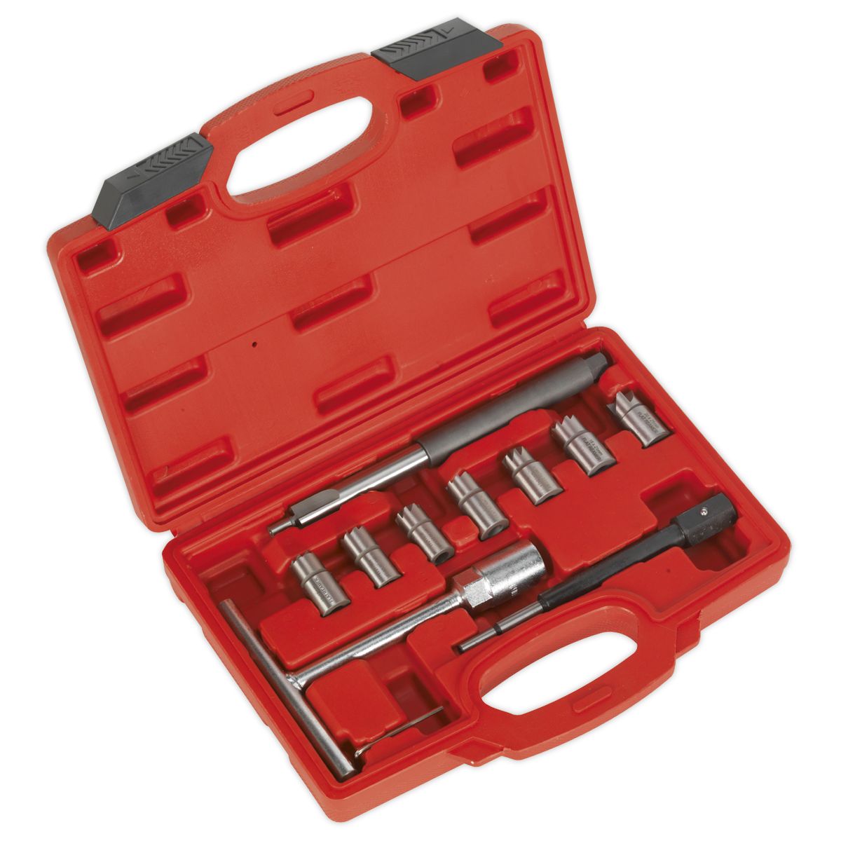 Sealey Diesel Injector Seat Cleaner Set 10pc - Image 1