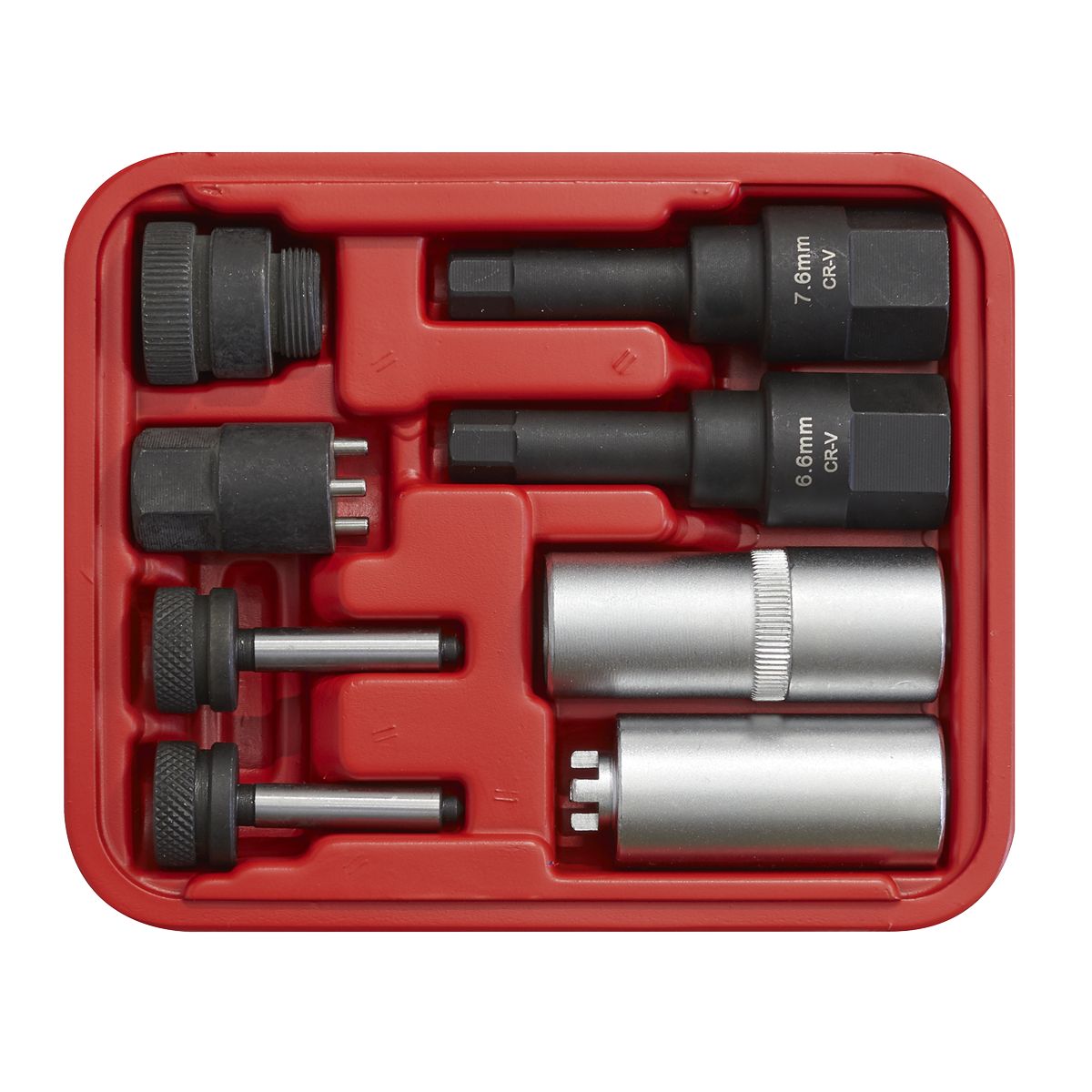 Sealey Diesel Injector Repair Socket Set 8pc - Image 2