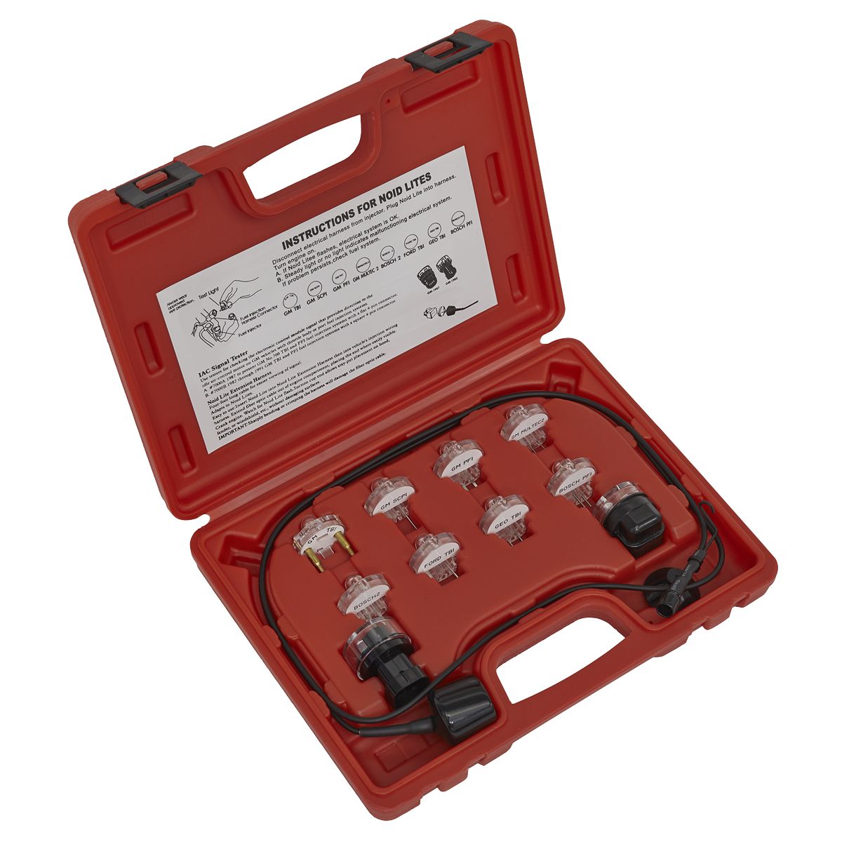 Sealey Noid Light/IAC Test Set 11pc - Image 1