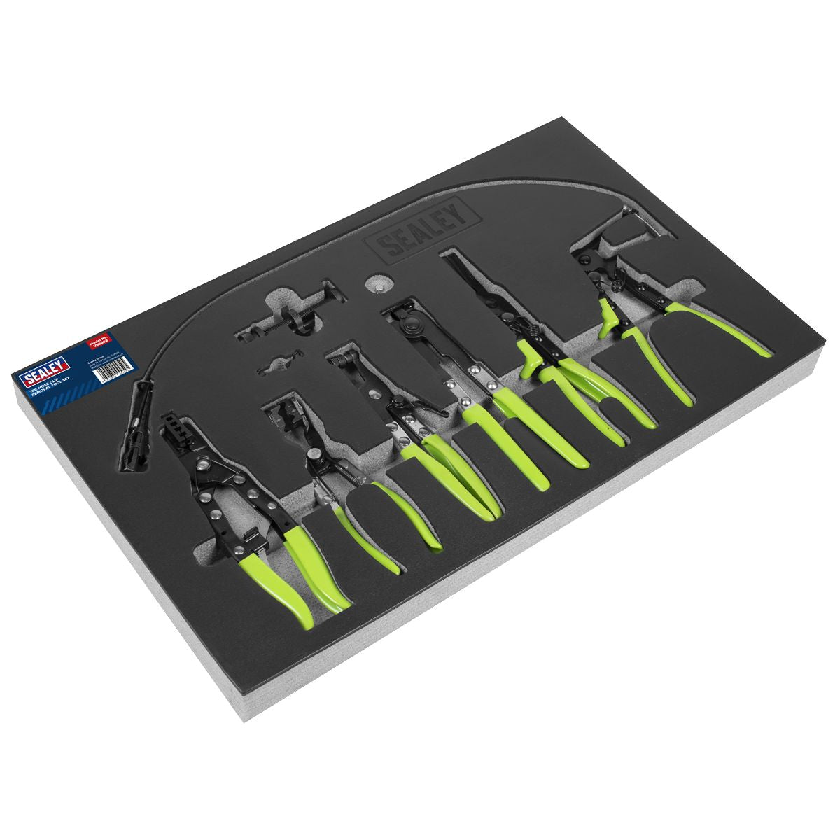 Sealey Hose Clip Removal Tool Set 7pc - Image 1