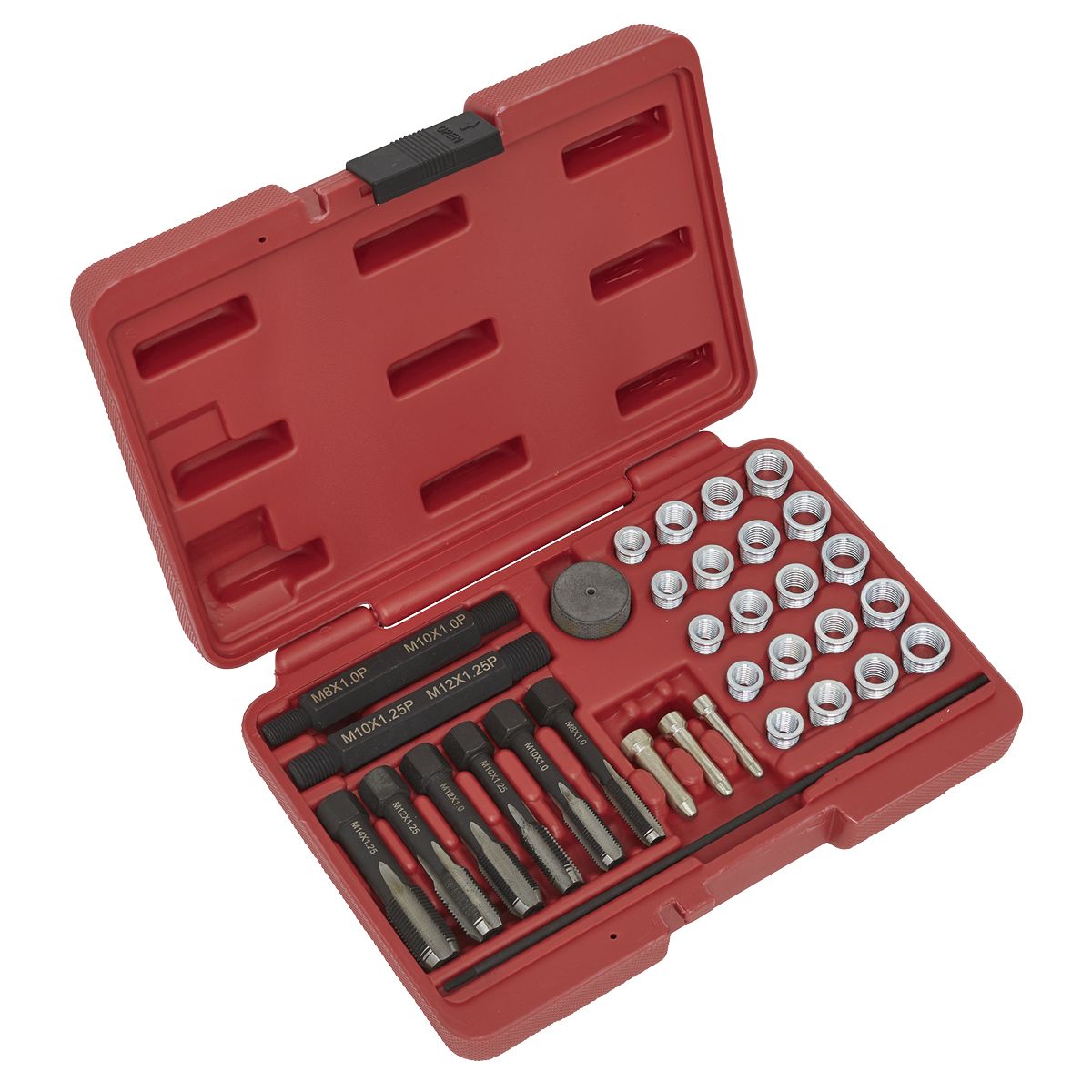 Sealey Glow Plug Thread Repair Set 33pc - Image 1