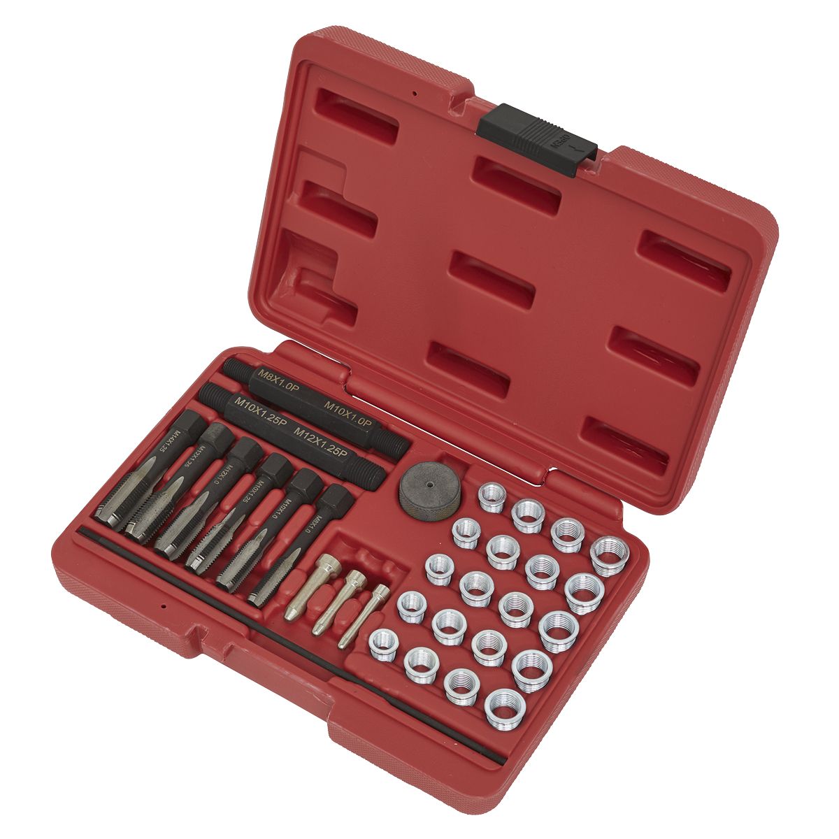Sealey Glow Plug Thread Repair Set 33pc - Image 4