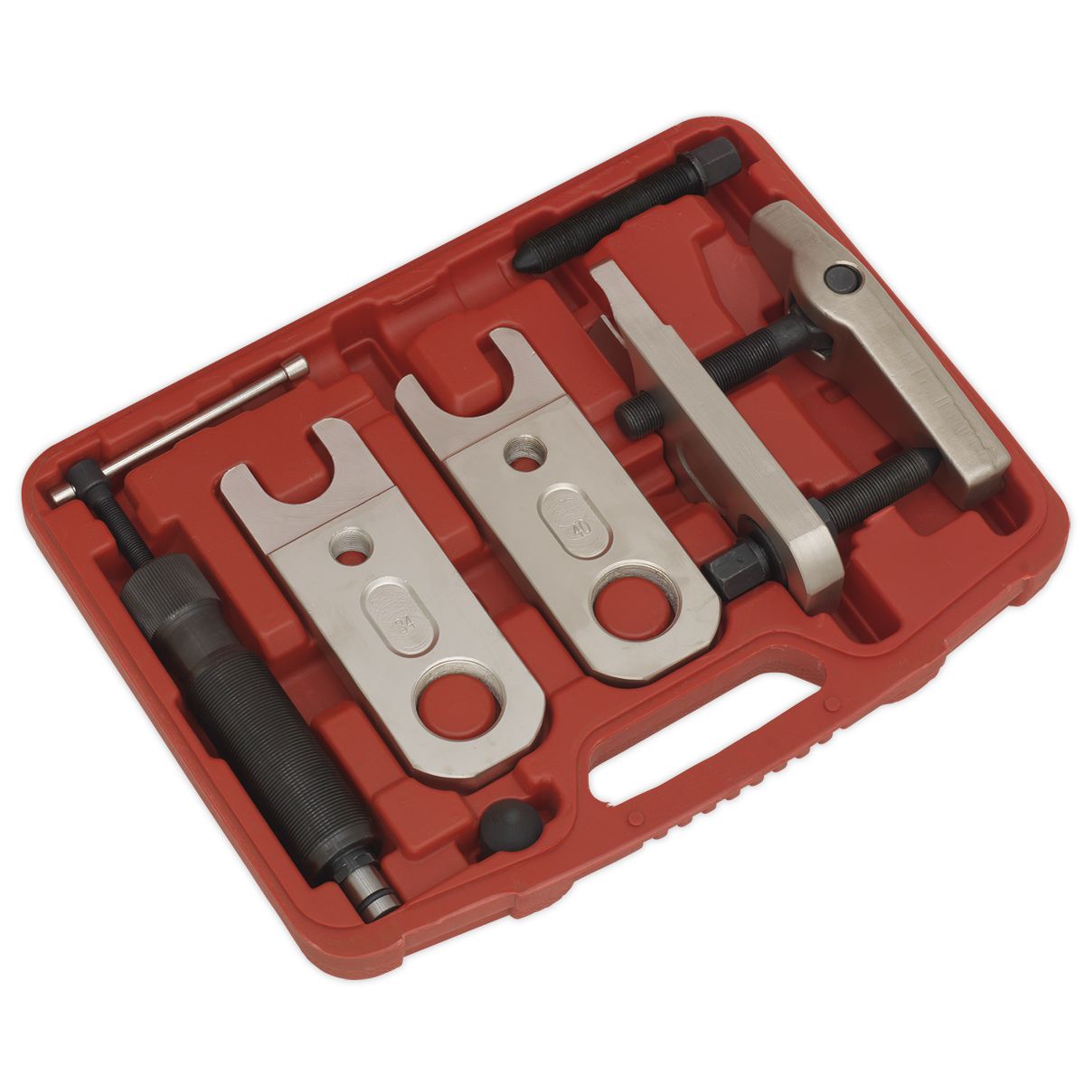 Sealey Hydraulic/Manual Ball Joint Splitter for Commercial Vehicles 9pc - Image 2