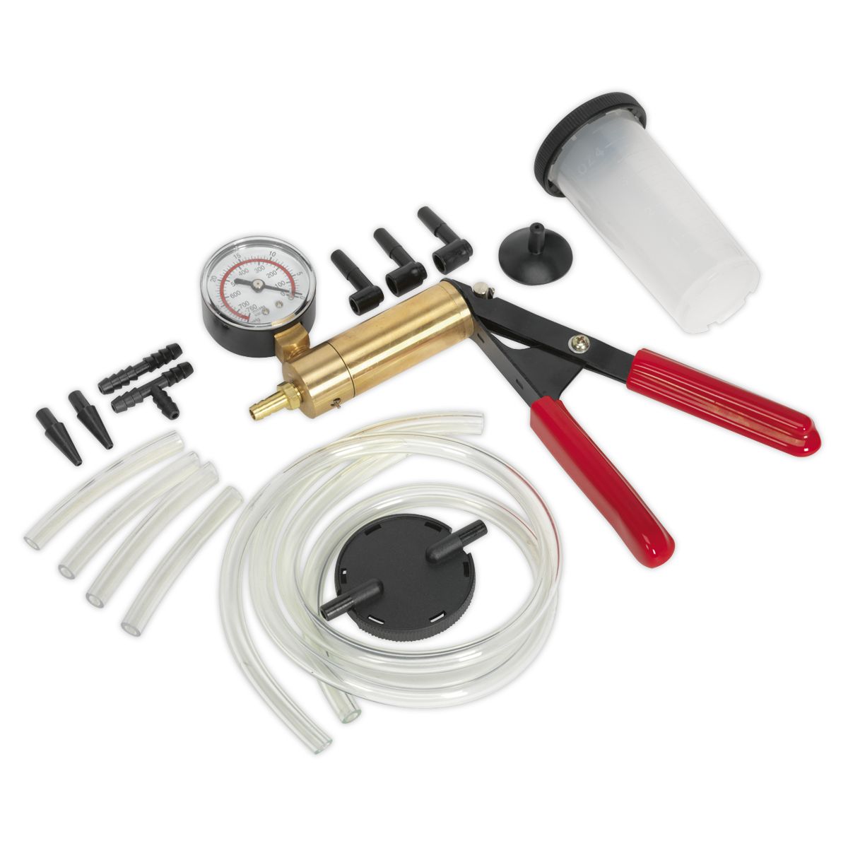 Sealey Vacuum Tester & Brake Bleeding Kit - Image 1