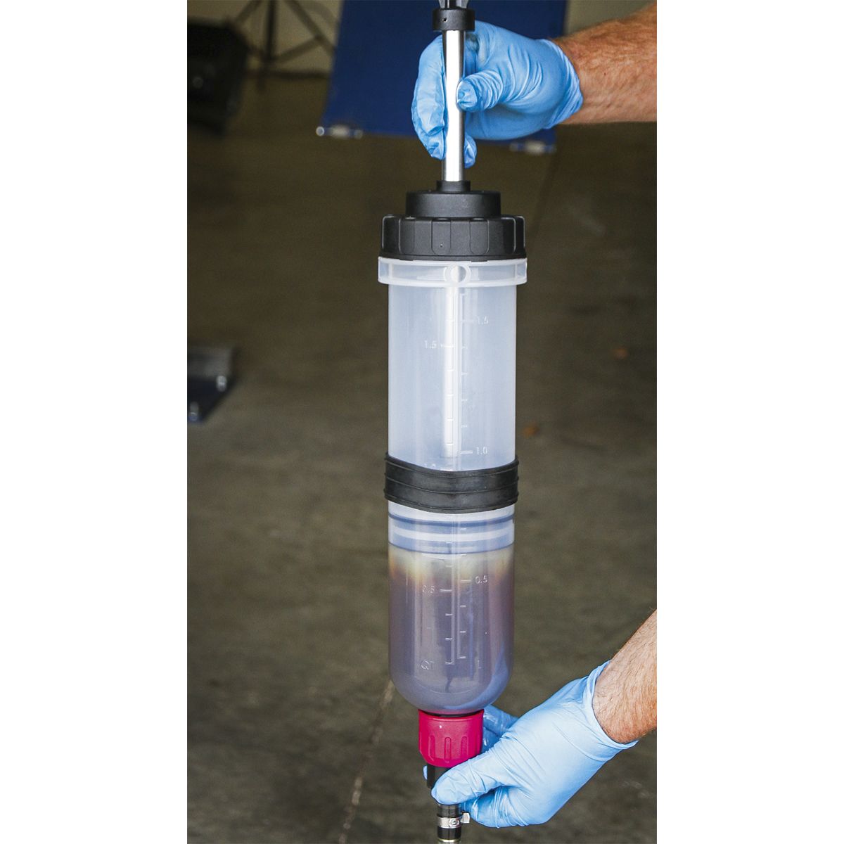 Sealey Oil Inspection Syringe 1.5L - Image 2