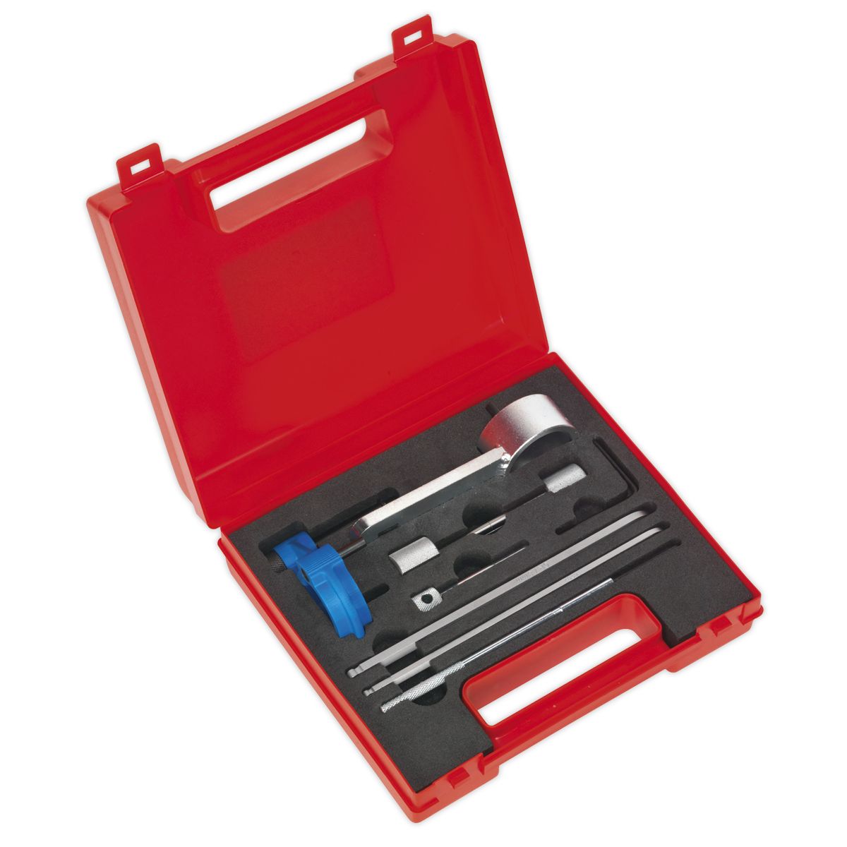 Sealey Diesel Engine Timing Tool Kit - for VAG 1.4D/1.6D/2.0D Common Rail - Belt Drive - Image 1