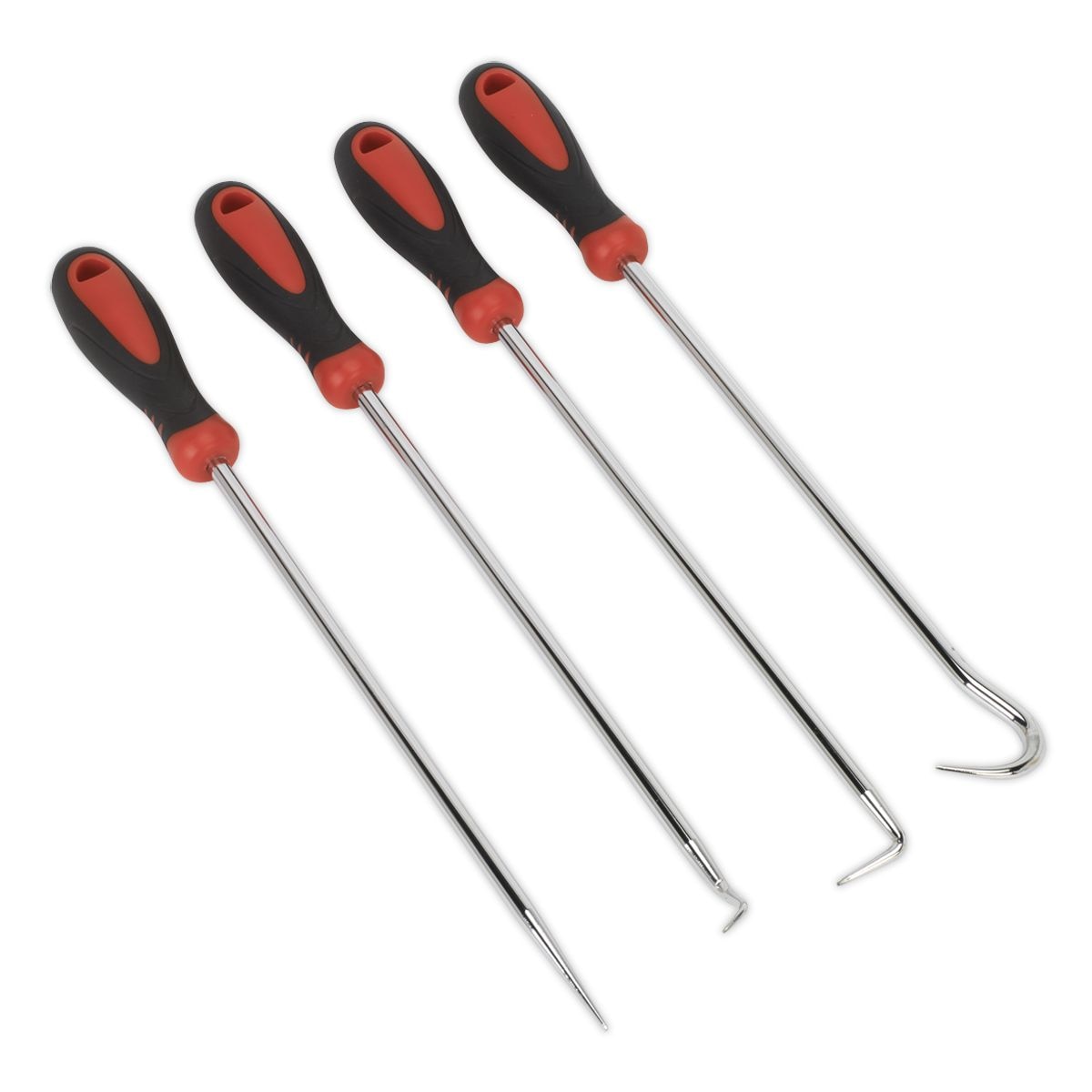 Sealey Extra-Long Pick & Hook Set 4pc - Image 1